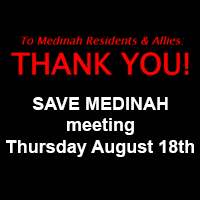 Save Medinah Meeting - August 18th 2022
